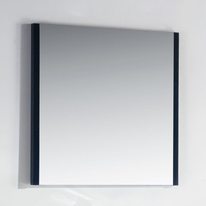 Aqua 35" Framed Mirror