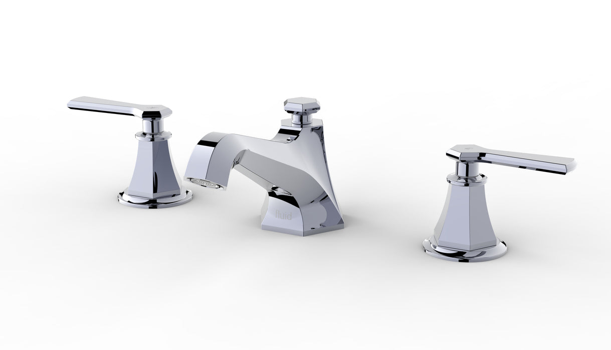 Symmetry Dual Handle Lavatory Tap with Lever Handles