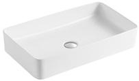 Futilo 24" x 14" White Rectangle Vessel Sink