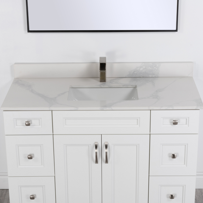 Hampton 60" Double Sink Vanity with Quartz Countertop