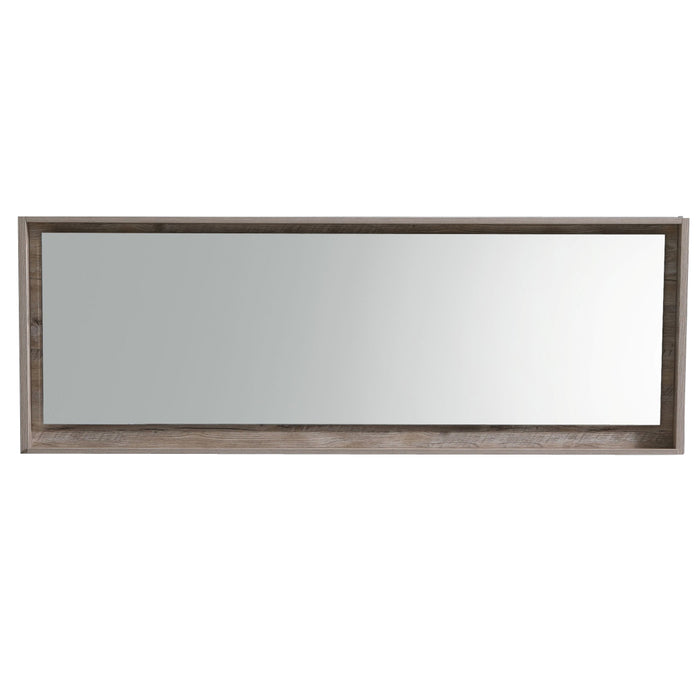 Bosco 80" Framed Mirror with Shelf