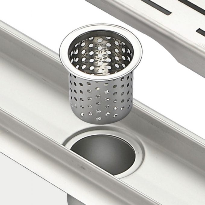 Kube 47.25" Linear Drain with Pixel Grate