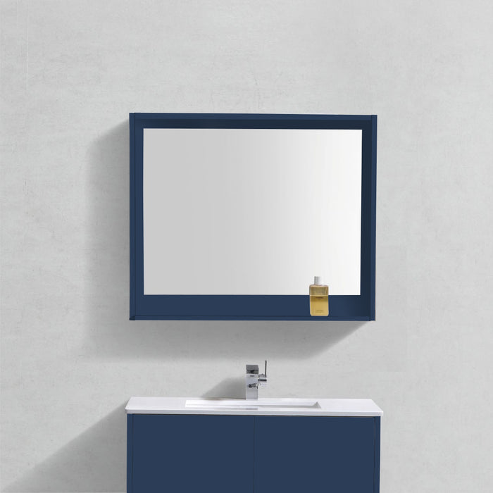 Bosco 36" Framed Mirror with Shelf