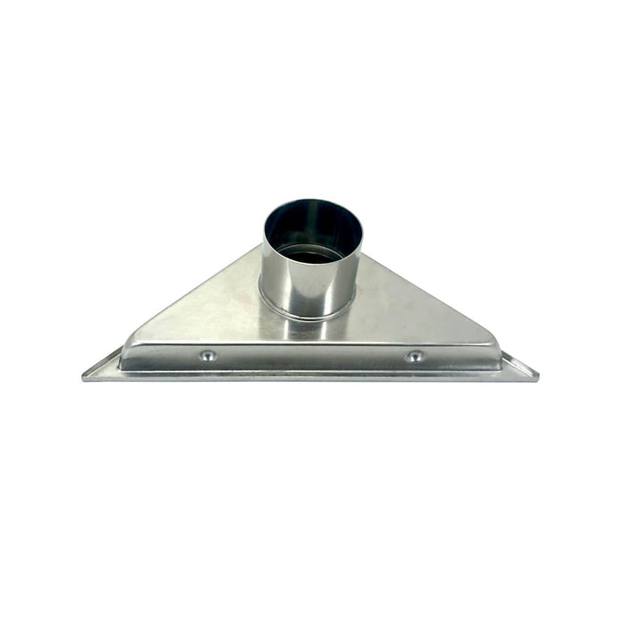 Kube 6.5" Triangle Stainless Steel Tile Grate