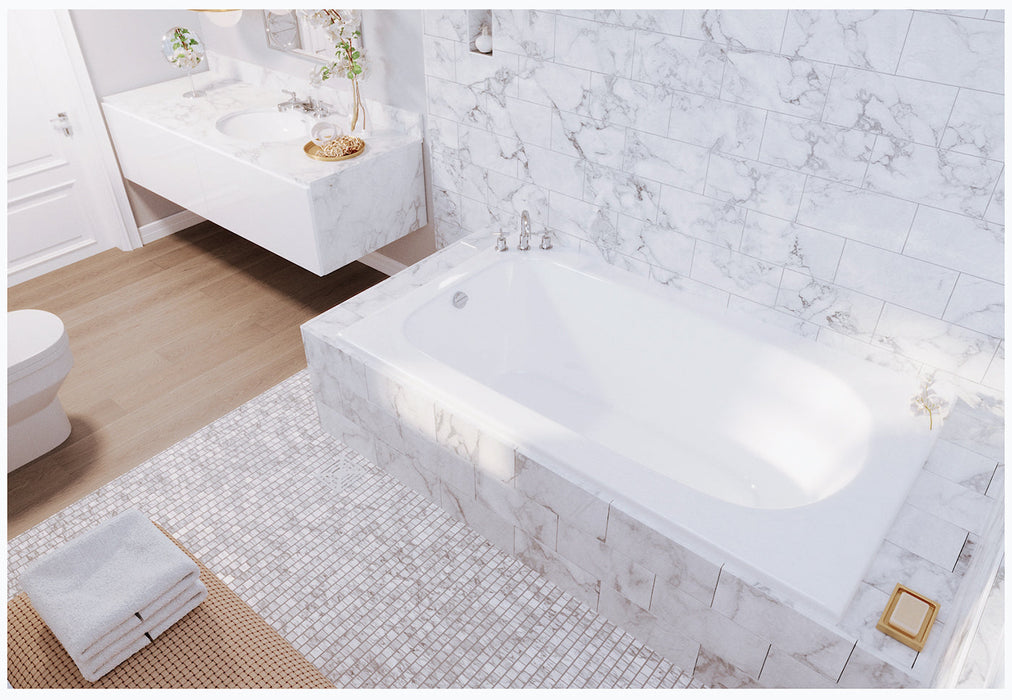 Marlowe 60" x 36" Drop-In Bathtub