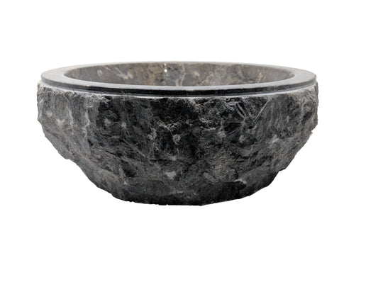 Pelopia 16" x 16" Marble Grey Basin