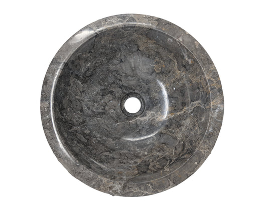 Pelopia 16" x 16" Marble Grey Basin