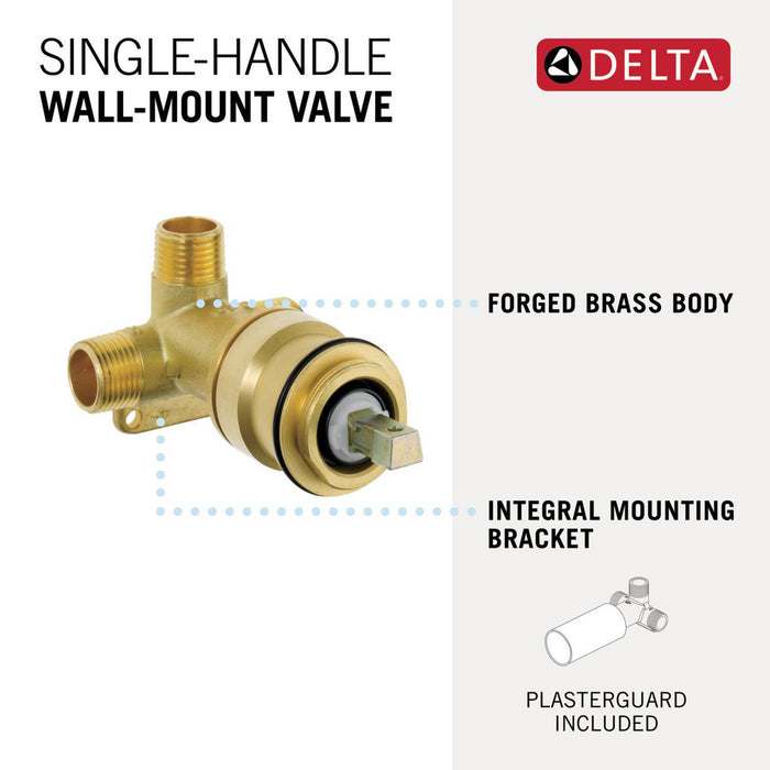 R3510-WL Delta Single Handle Wall Mount Rough