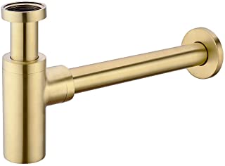 Siphon Solid Brass P-Trap
