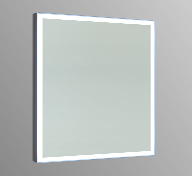 Frame 24" x 27" LED Bathroom Mirror with Touch Sensor