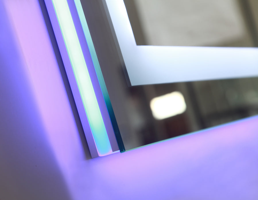 Glow 28" x 43" LED Bathroom Mirror with Touch Sensor