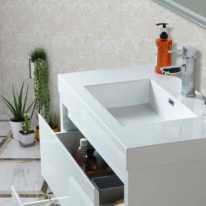 Berlin 36" Freestanding Single Sink Bathroom Vanity