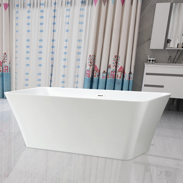 Genesis 67" Acrylic Freestanding Bathtub