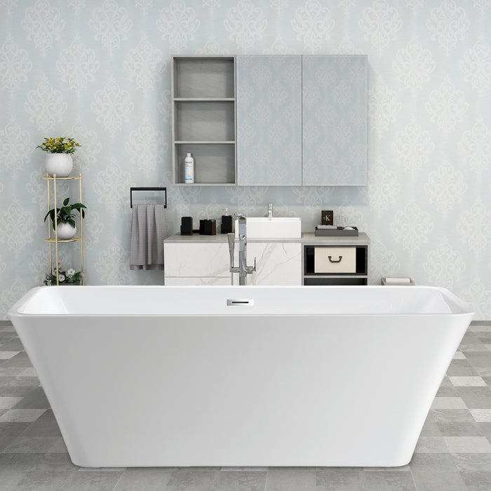 Genesis 67" Acrylic Freestanding Bathtub