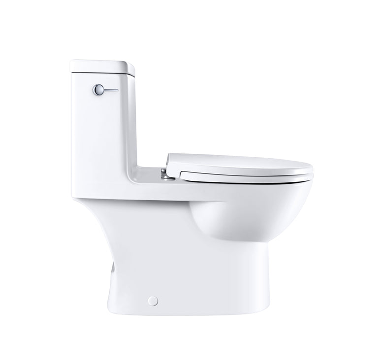 Caroma Caravelle Smart 270 1-Piece Toilet with Soft Closing Seat (Side Flush)