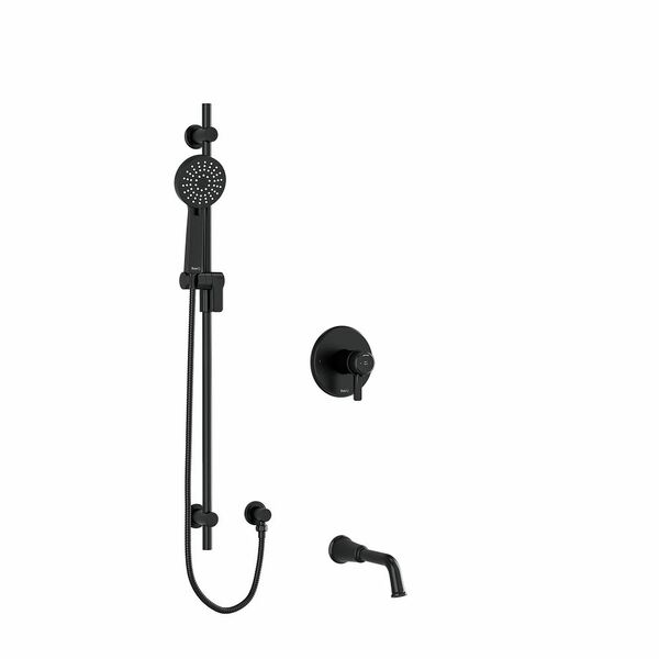 Riobel Momenti Shower System with Spout and Hand Shower Rail