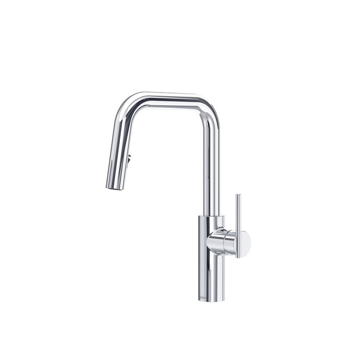 Riobel Lateral Pull-Down Kitchen Faucet with U-Spout