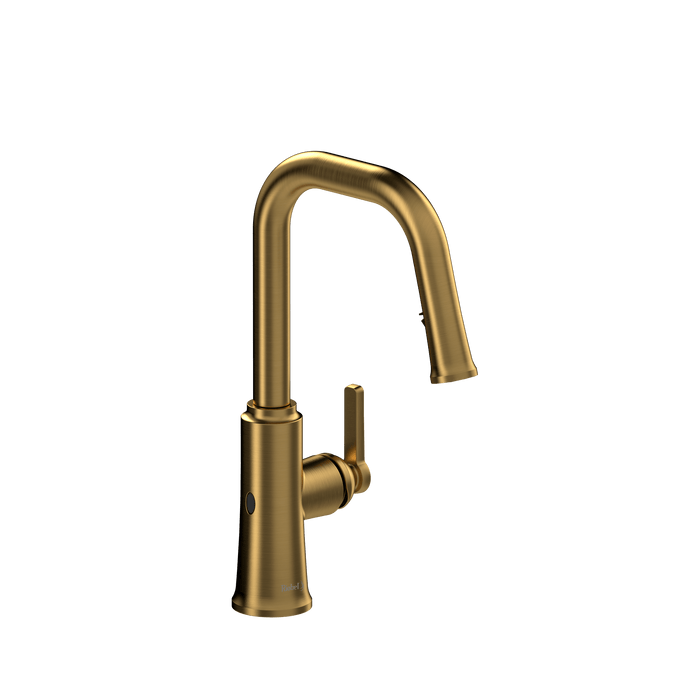 Trattoria Square Touchless Kitchen Faucet with 2 Jet Spray