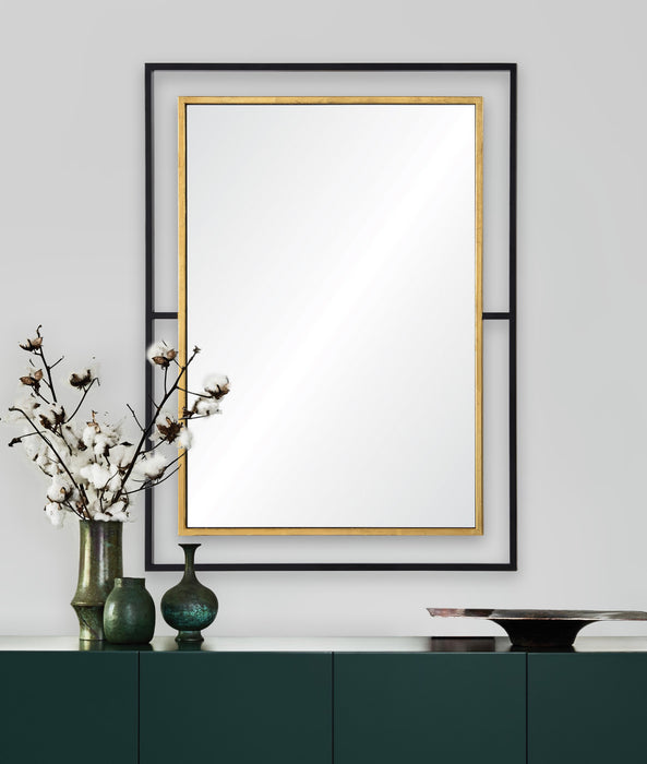 Gray 28" x 38" Mirror