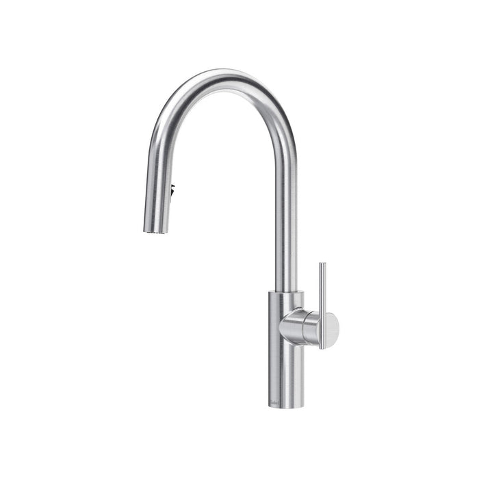 Riobel Lateral Pull-Down Kitchen Faucet with C-Spout