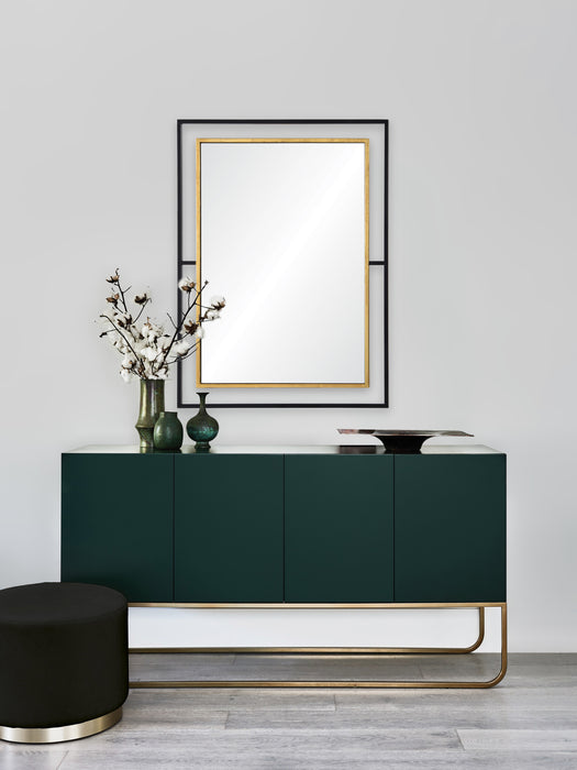 Gray 28" x 38" Mirror