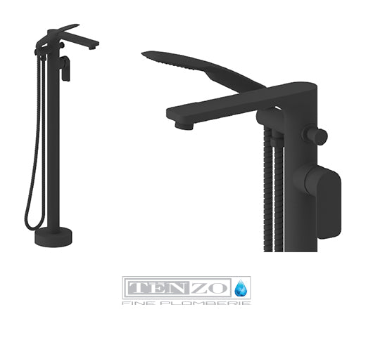 Delano Freestanding Tub Filler (Matte Black)