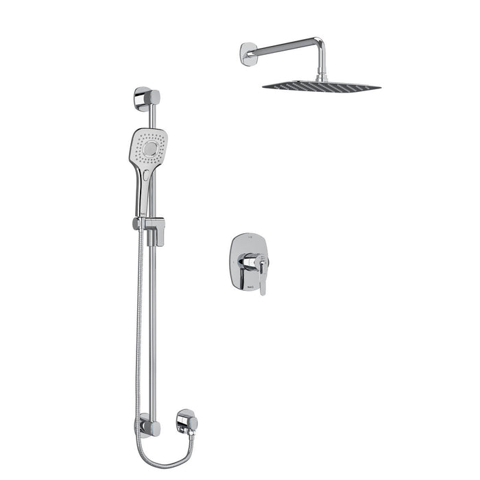 Riobel Venty 2-Way Shower System with Hand Shower and Shower Head