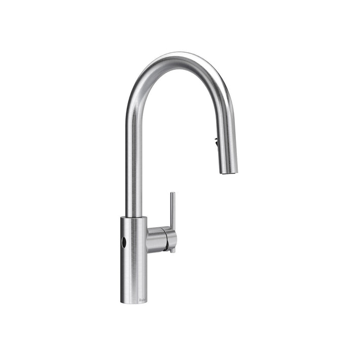 Riobel Lateral Pull-Down Touchless Kitchen Faucet with C-Spout