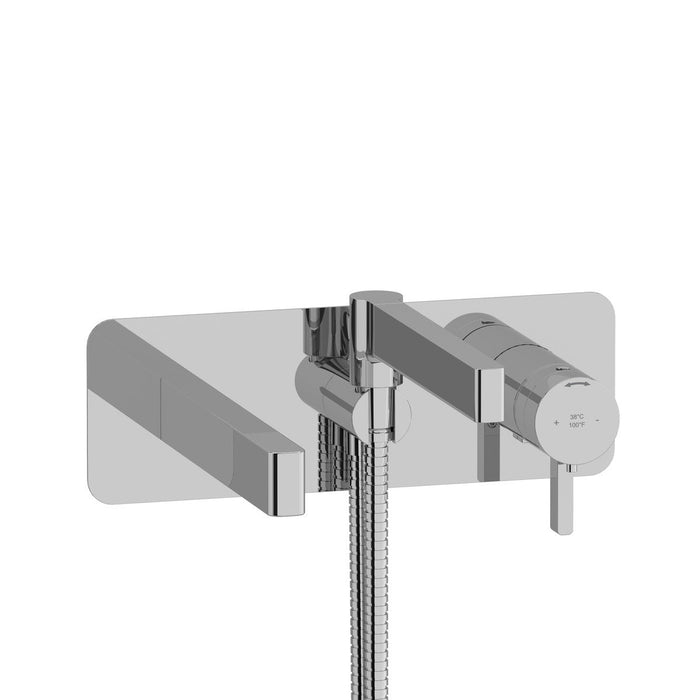 Riobel Paradox Wall-Mount Tub Filler with Hand Shower